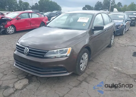 2015 Volkswagen Jetta 2.0L S z USA, uszkodzony, nr VIN 3VW2K7AJXFM264929